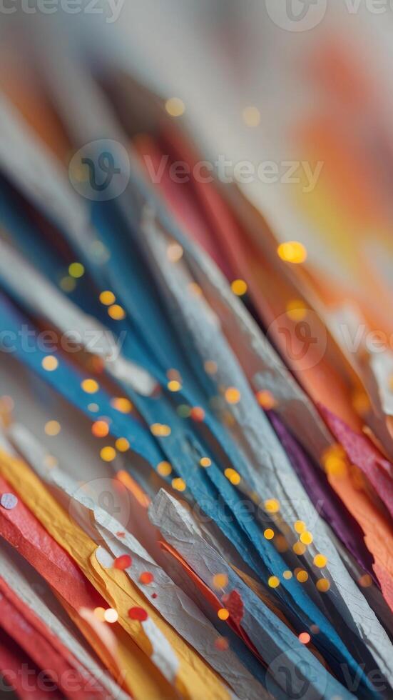 A colorful piece of paper with space to write on. photo