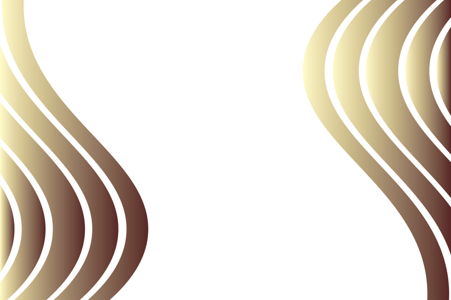 gold and brown wavy lines on a transparent background png