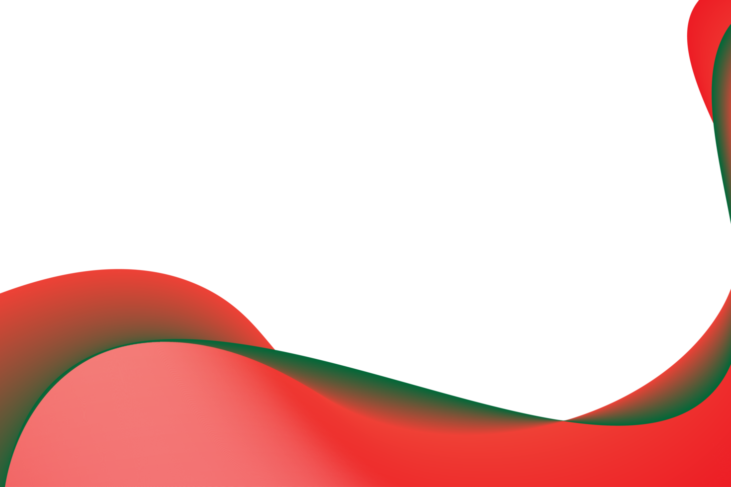 red and green wave abstract background png