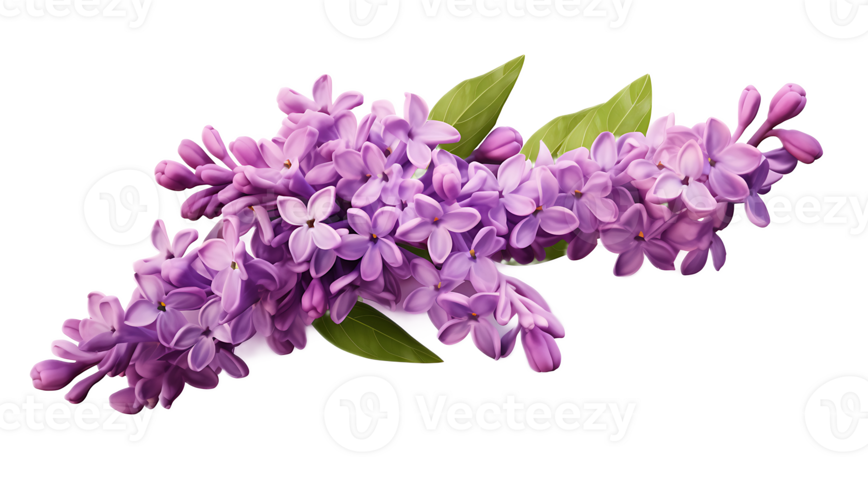 A lavender lilac with a fragrant, floral scent on a transparent background png