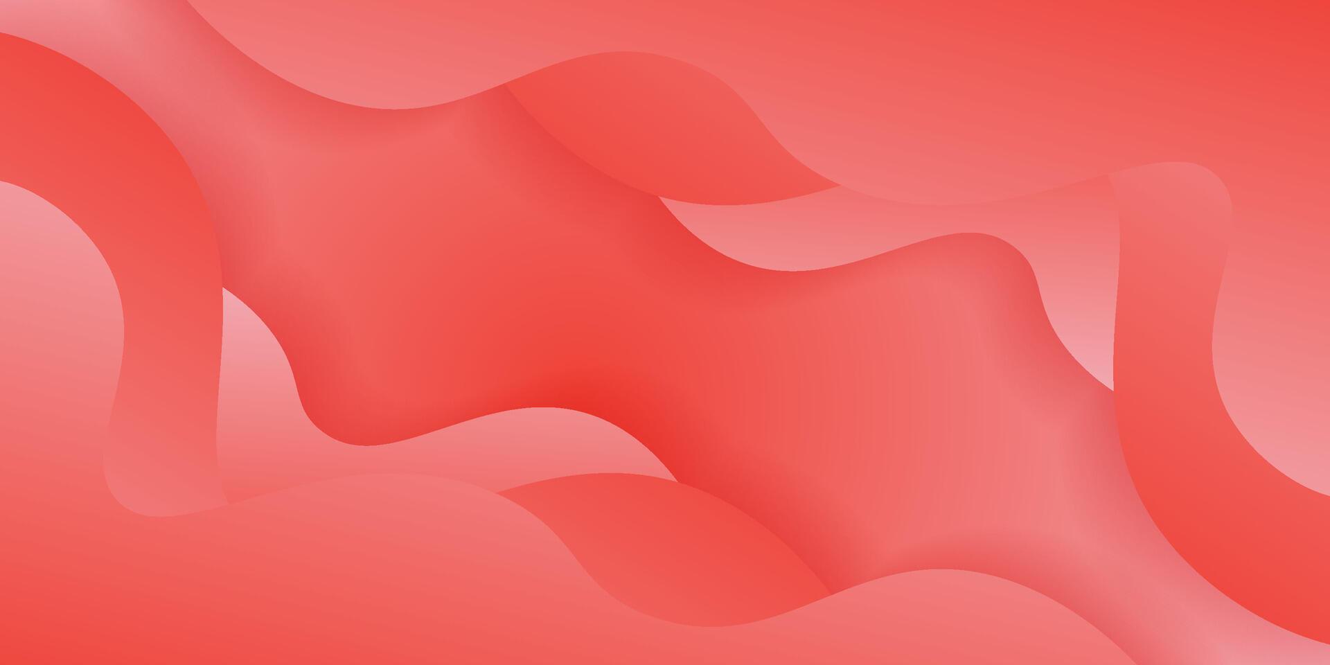 bright orange abstract background with a composition of dynamic shapes and wavy patterns. vector