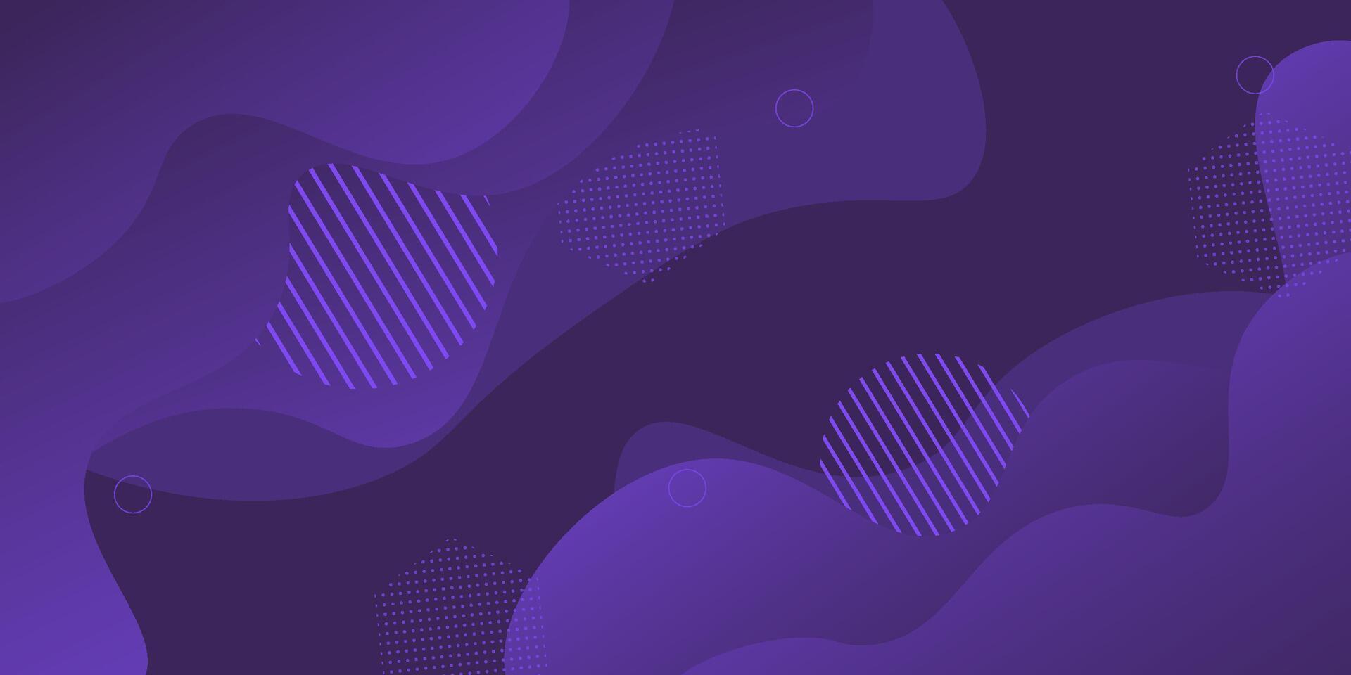 abstract dynamic purple with geometric shapes modern liquid background. eps10 vector