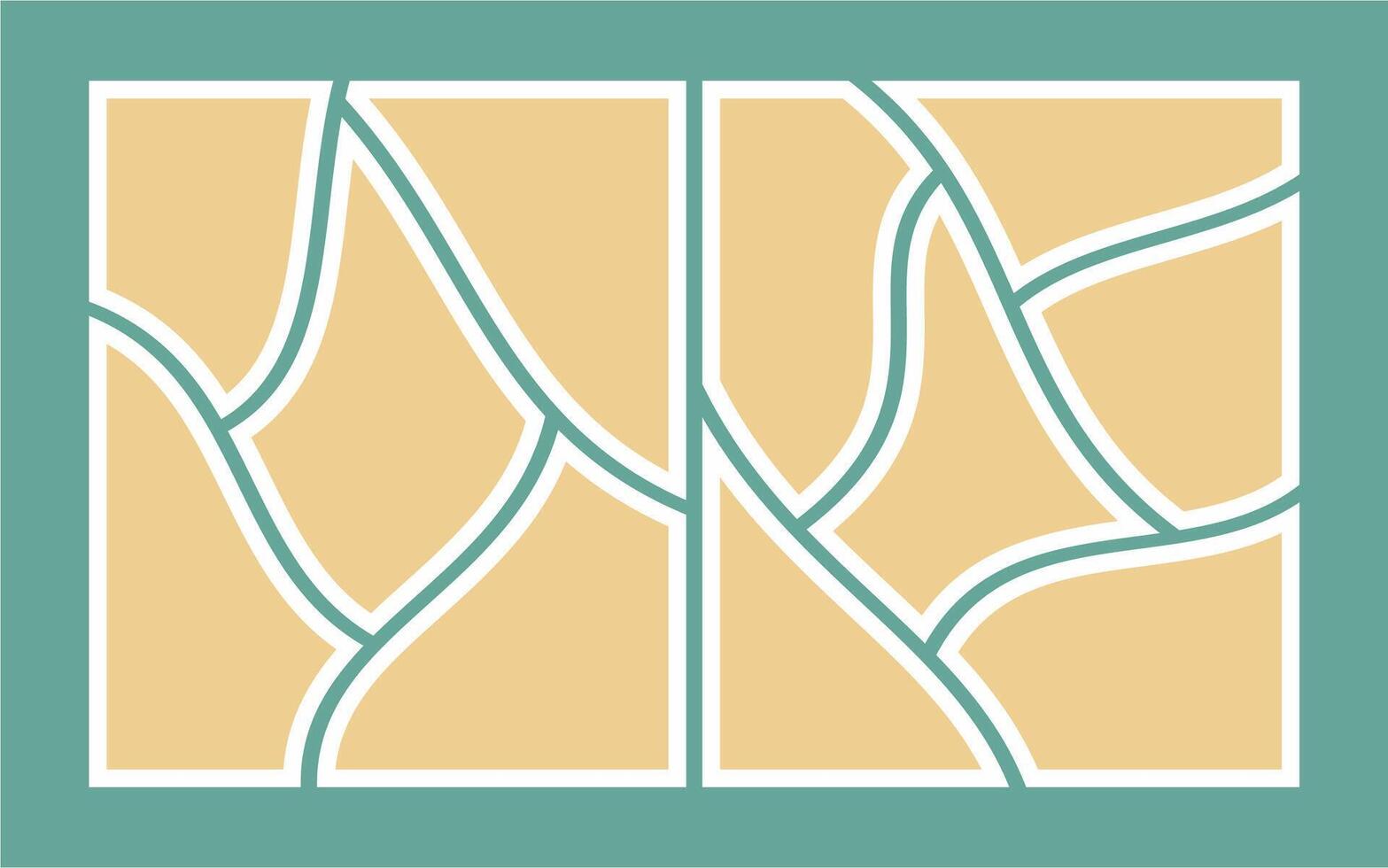 photo collage design template vector