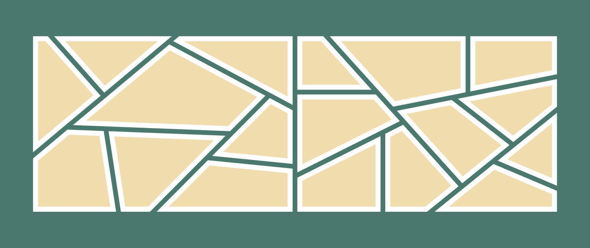 grid layout abstract photo frames template vector