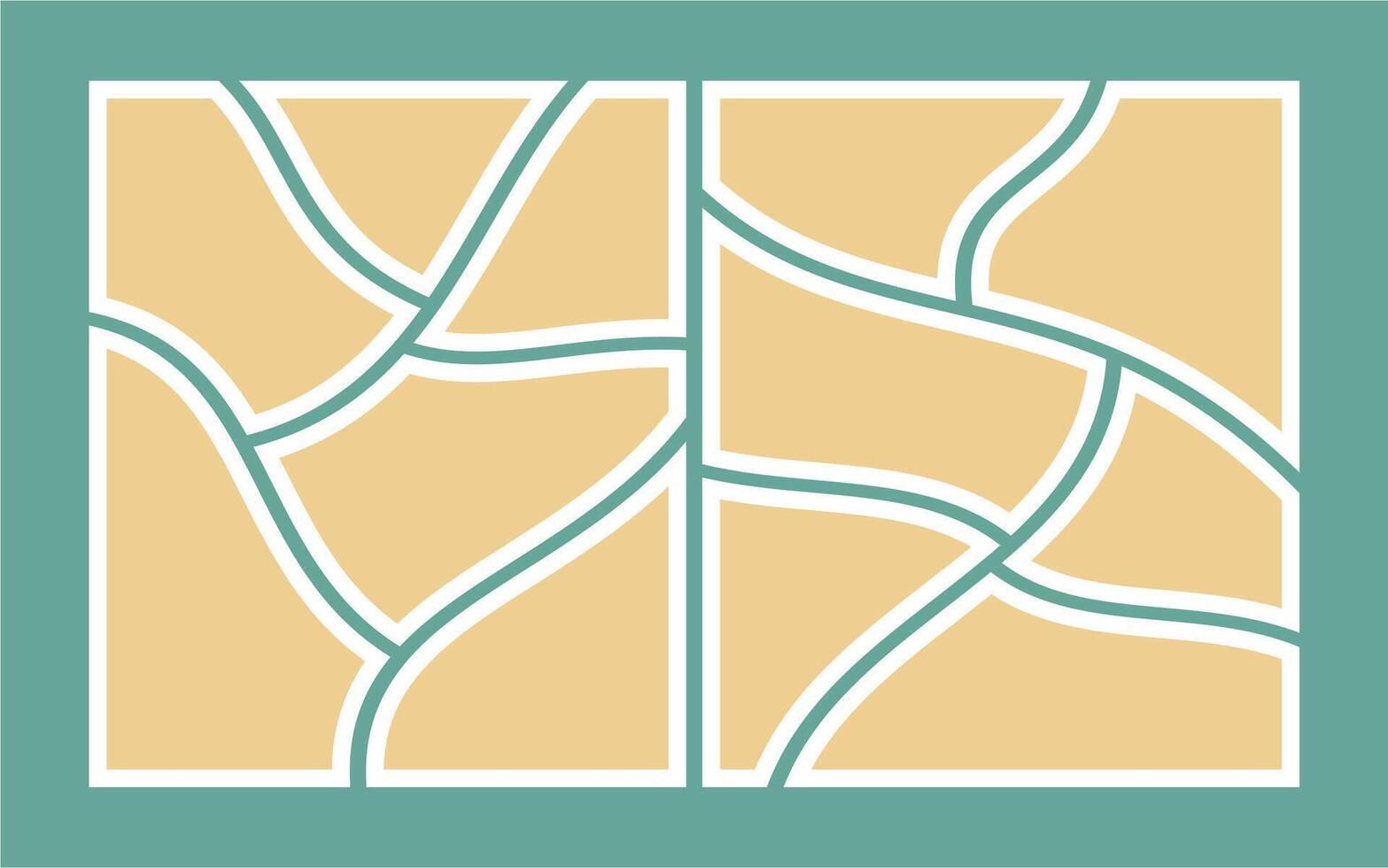 abstract photo frames and digital photo wall template vector