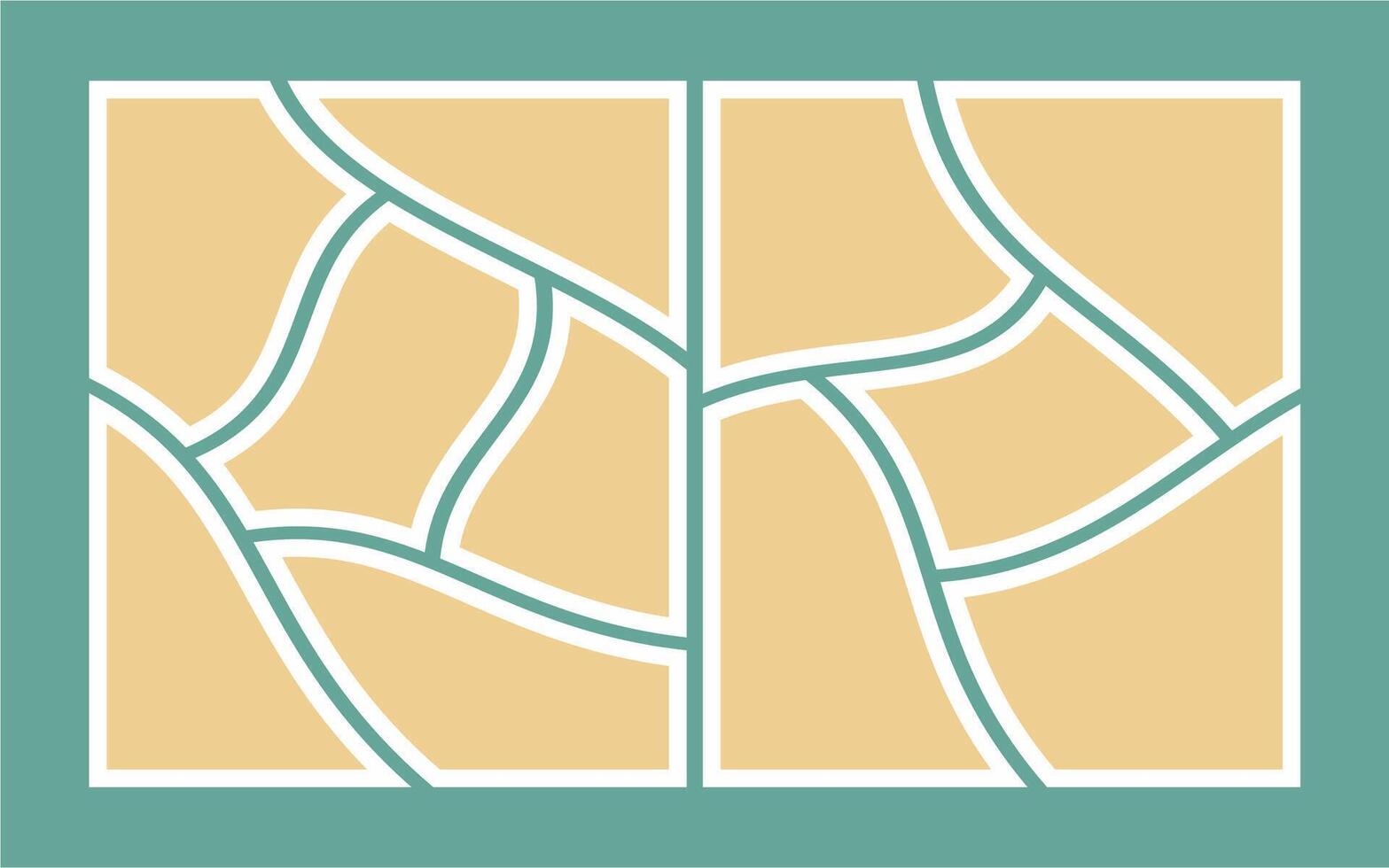 digital photo wall picture collage template vector
