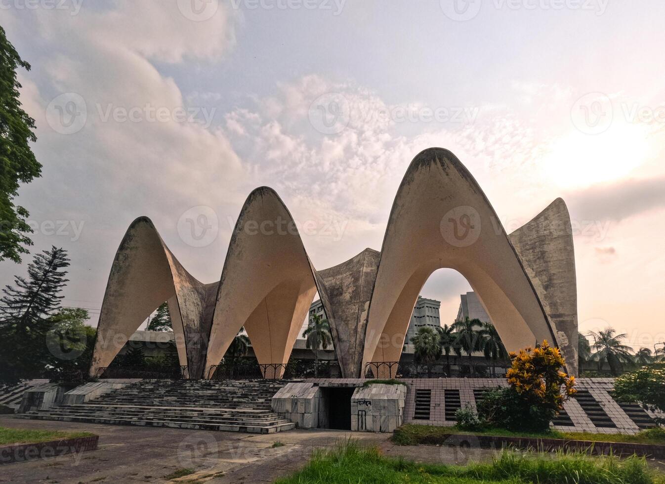 Mausoleum of three leaders or Tin Netar Mazar at Shahbag Dhaka photo