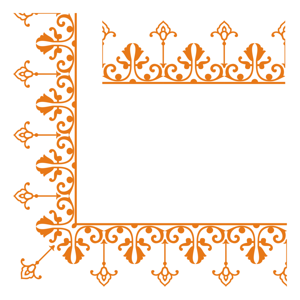 frame corner border element, suitable for certificate frames, covers, invitation cards png
