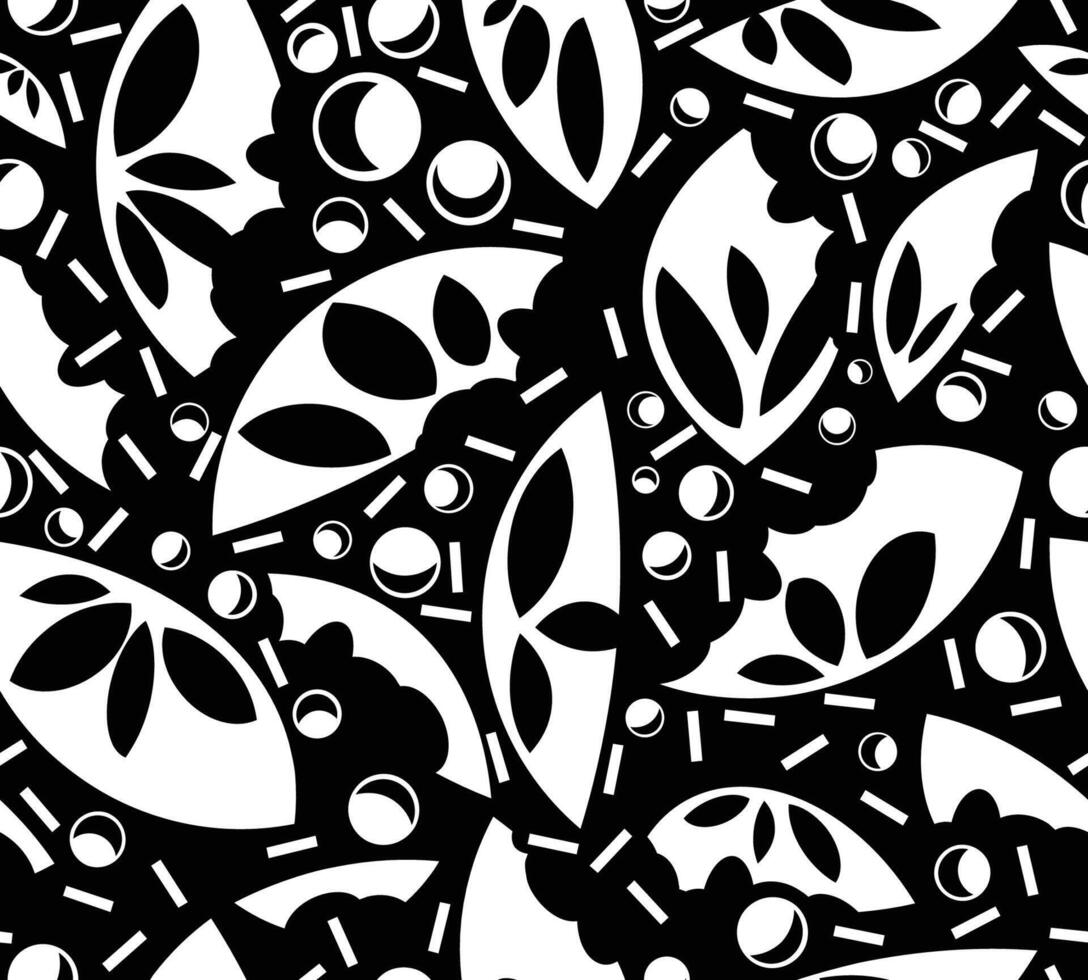 Cartoon fruit slice, sliced lime. Retro vintage food fashion textile style. Made from geometric shapes. Seamless texture for wallpaper, background, tropical fabric design print vector