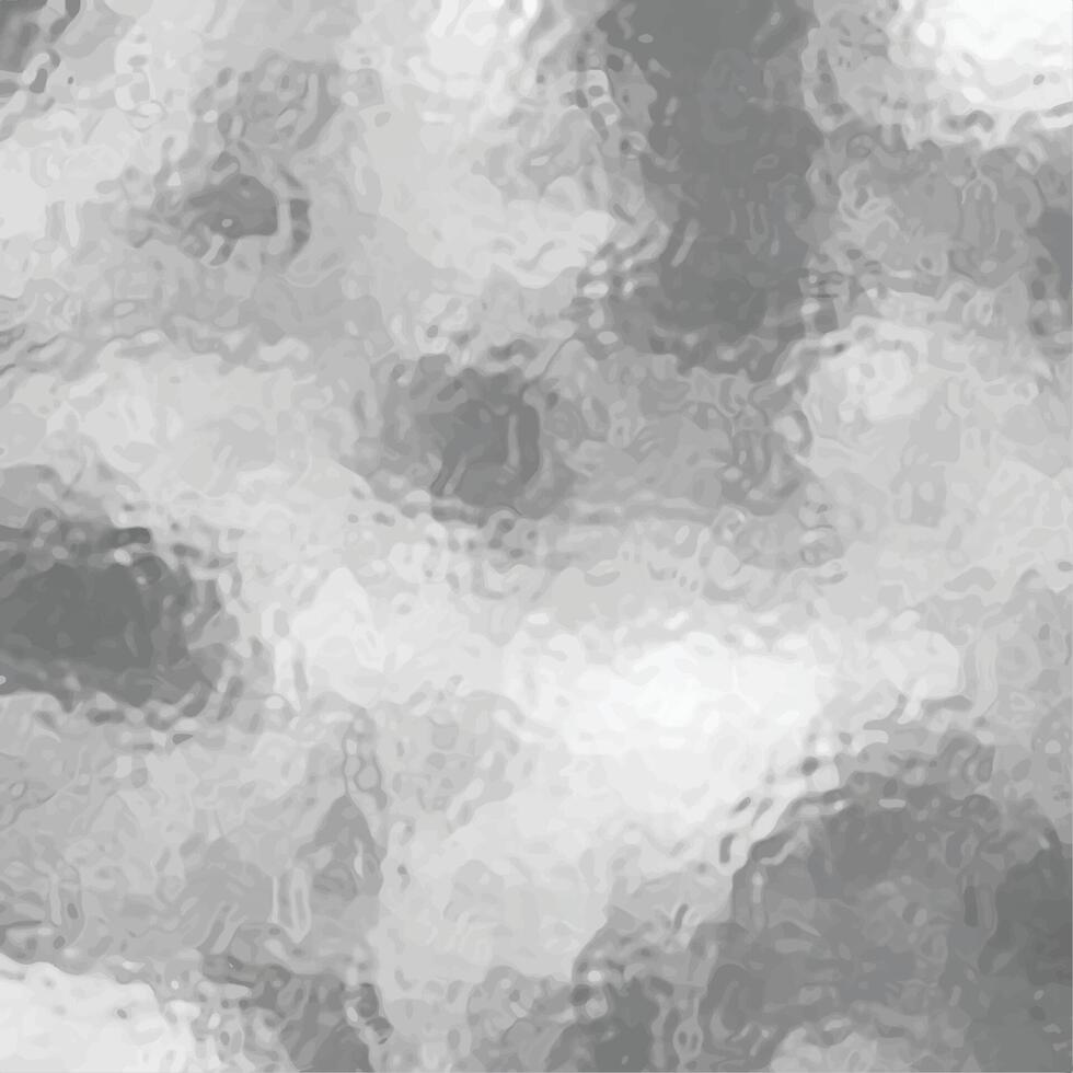 Matte white and grey frosted glass, blur effect. Stained glass decorative background. Foil shiny metallic pattern. Silver grain texture vector