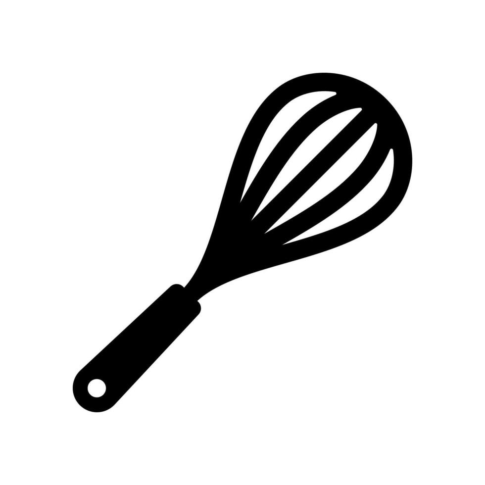 Whisk icon isolated on white background. vector