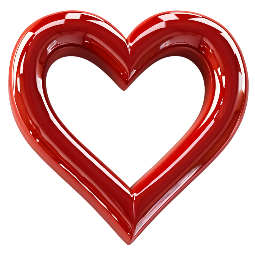 Red heart icon png