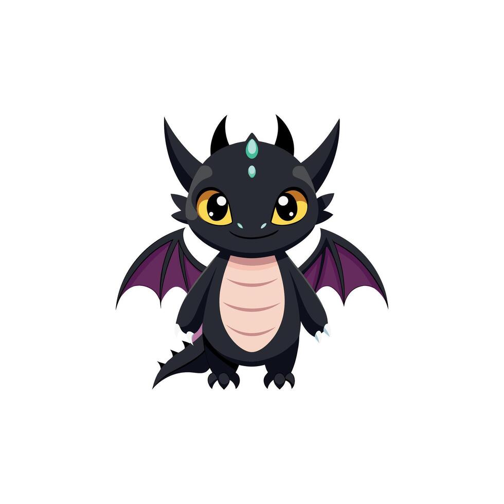 illustration and dragon design vector