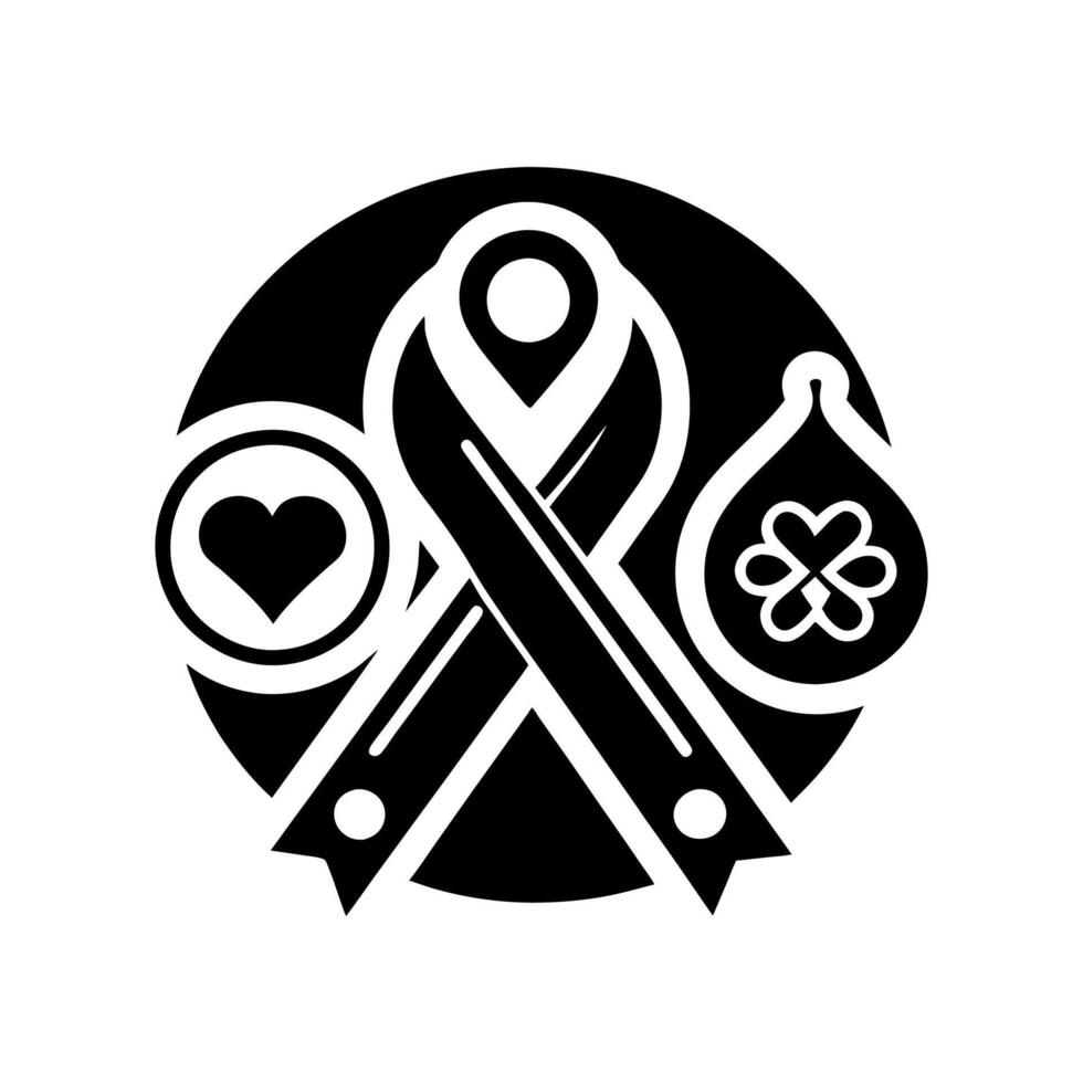 Symbolic Icons for Diabetes Awareness Day vector