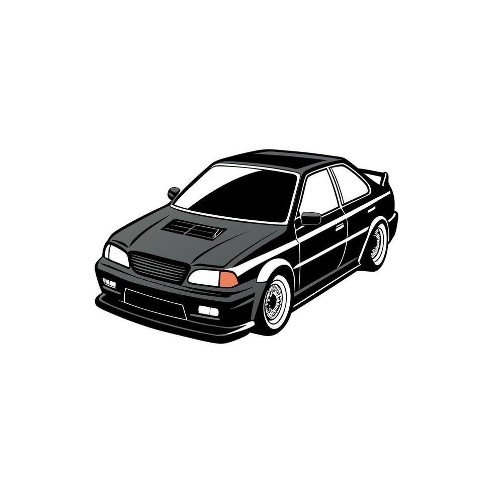 Modern Car Art in , Style vector