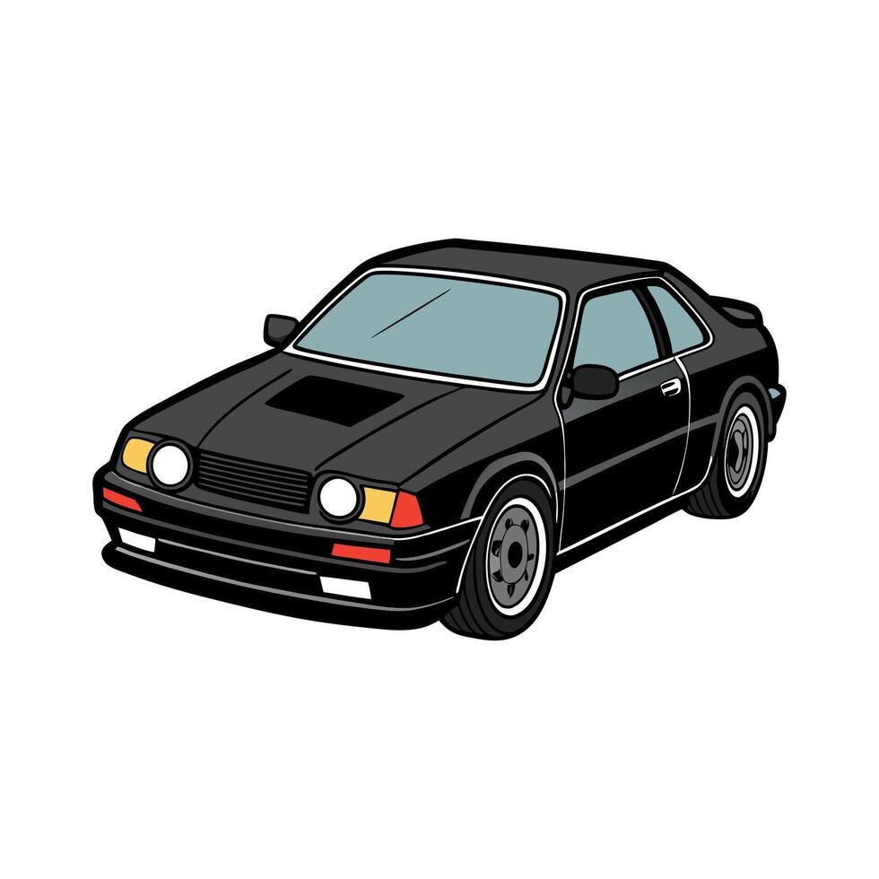 unique car illustration vector
