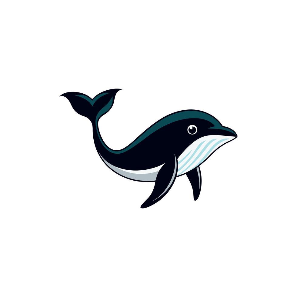Giant Shadows Whale Art Beneath the Surface vector