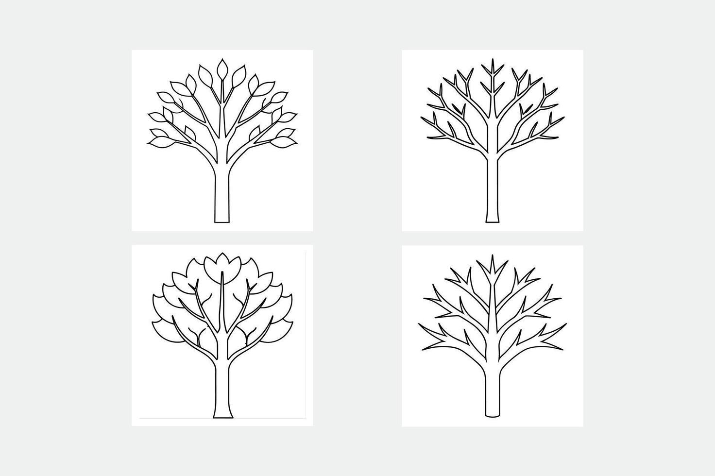 Tree icon illustration vector