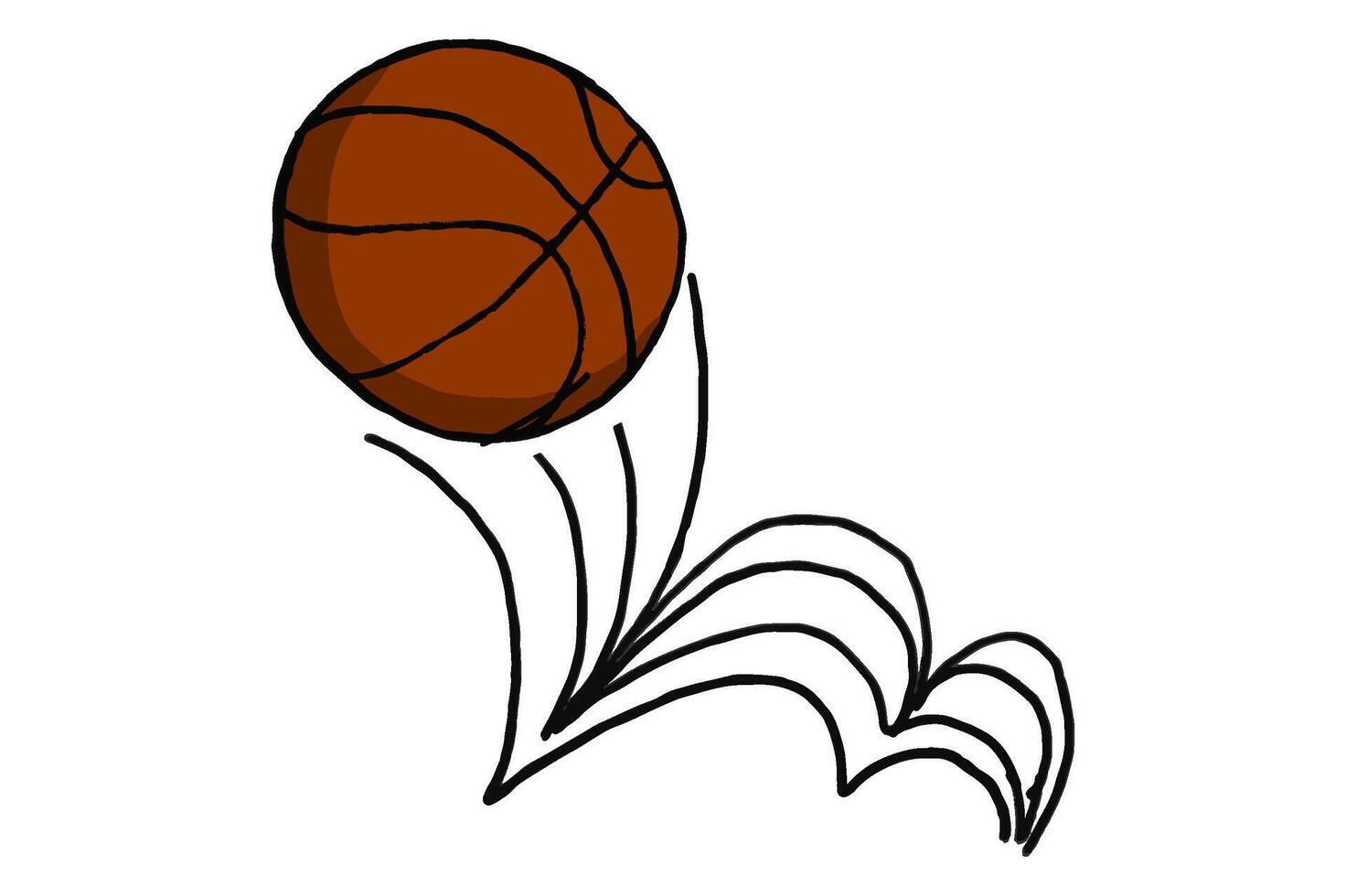 A Basketball Bounce vector