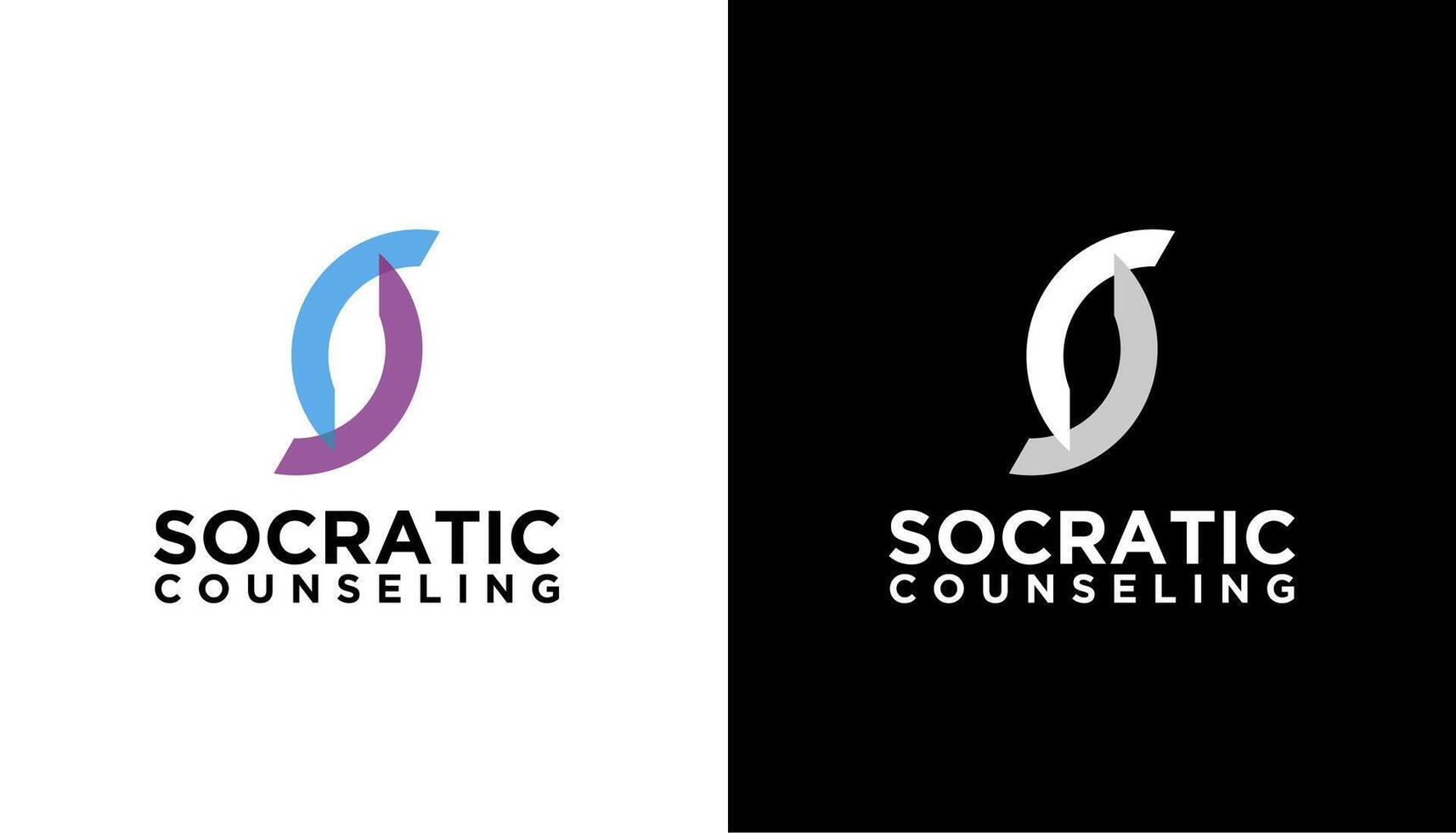 SC Letter Initial Logo Design Template vector
