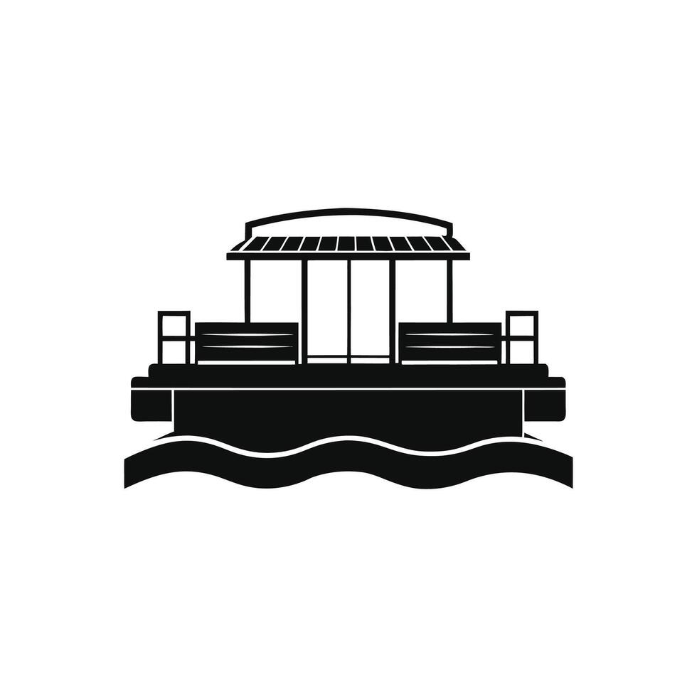 Harbor Bliss Pontoon Design vector