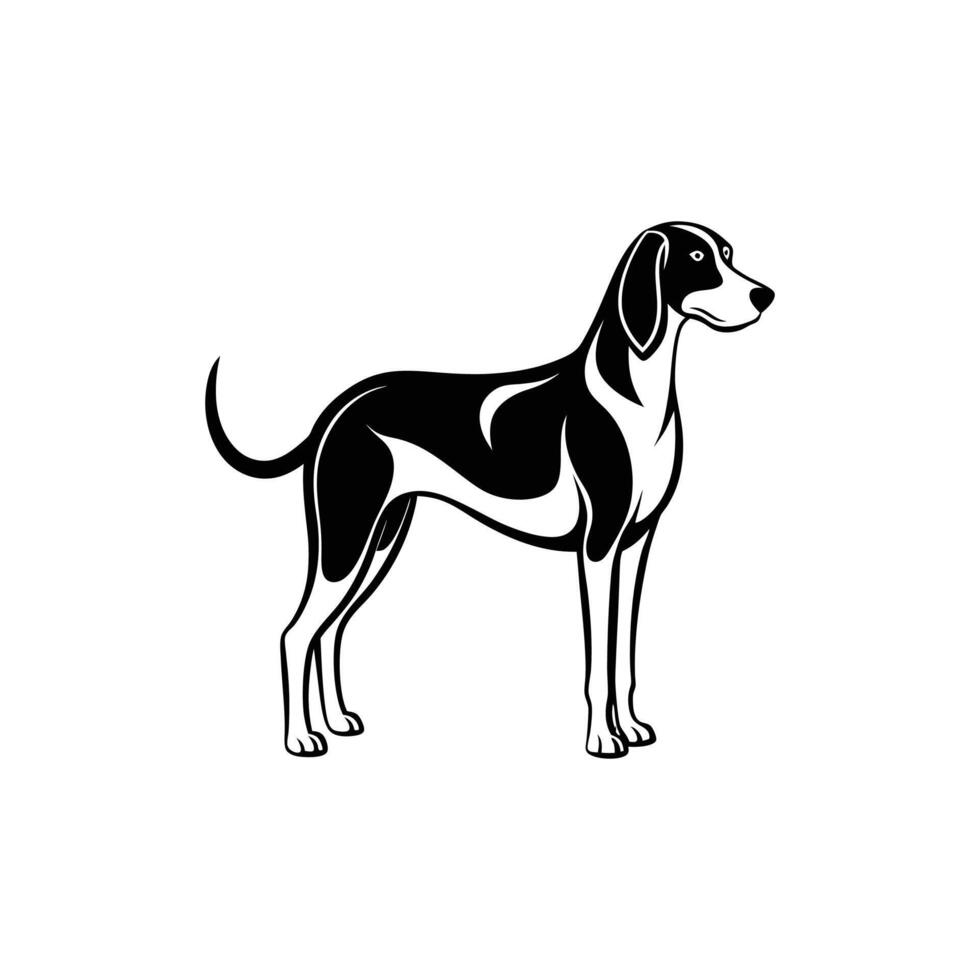 Coonhound Pride dog vector