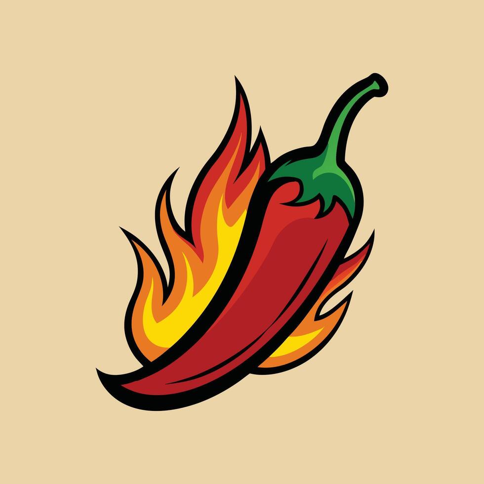 Blazing Spice Fusion vector