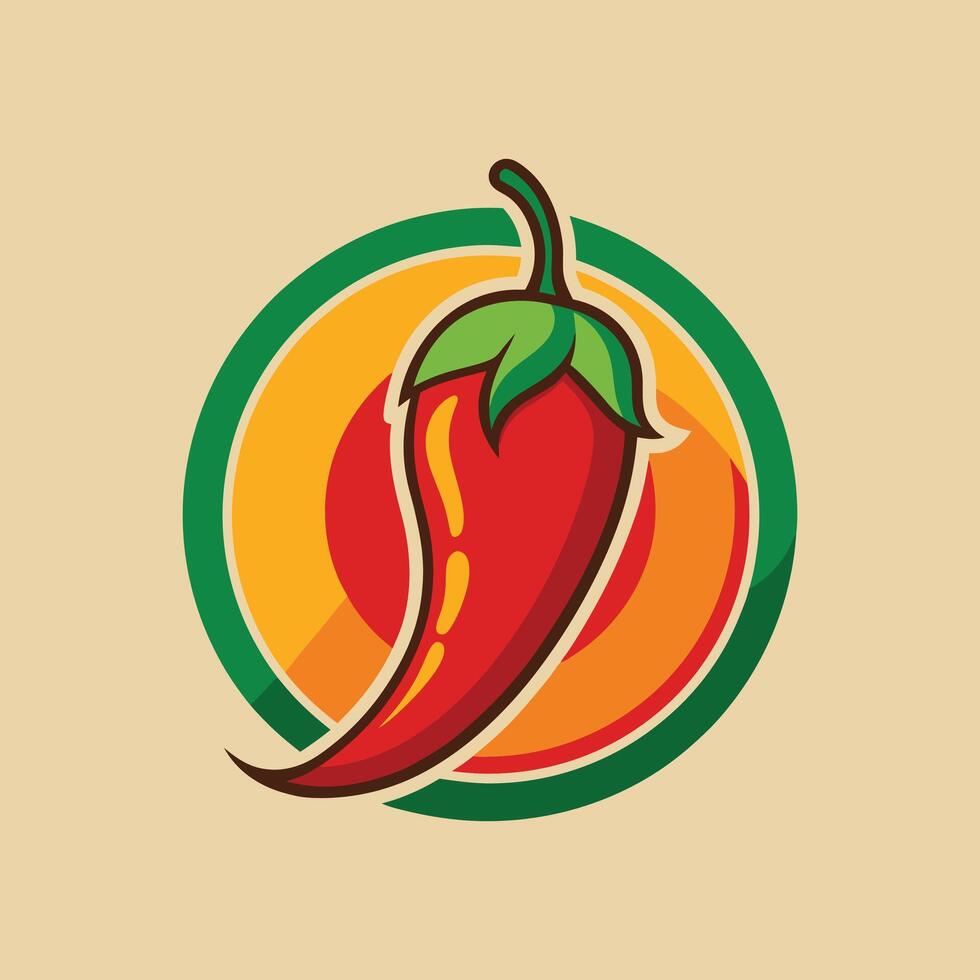 Fire Spiced Chili vector