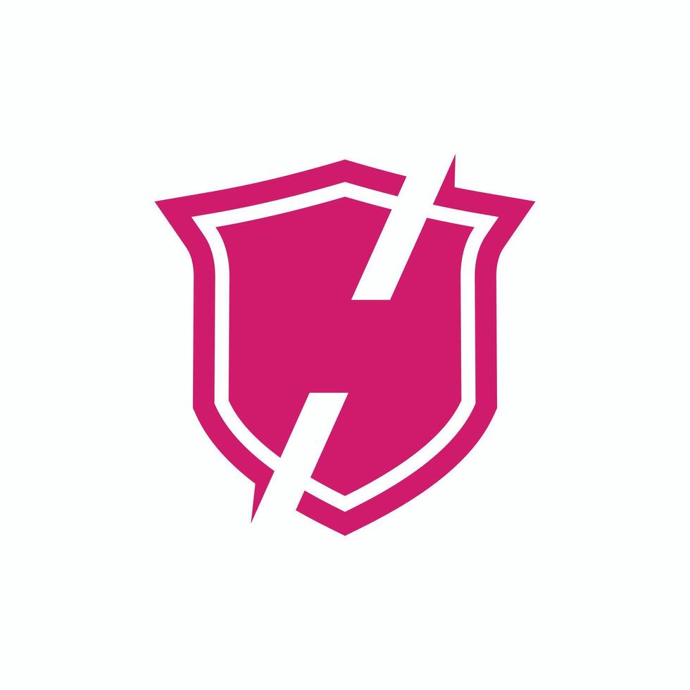 Shield logo icon design vector