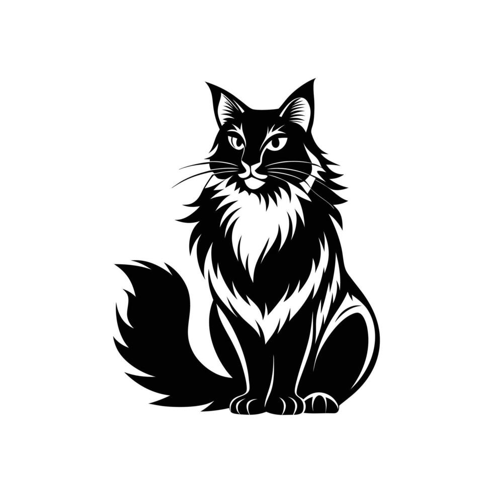 Maine Coon Mystique vector