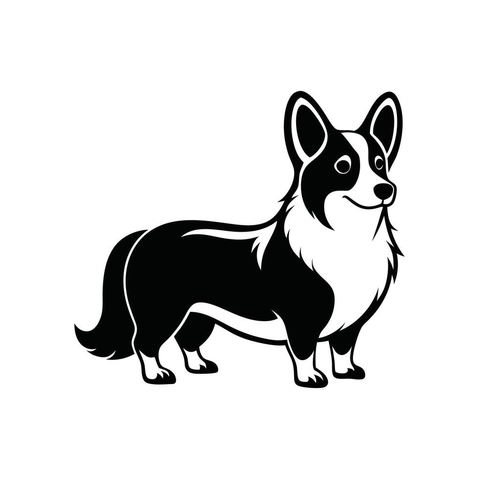 Corgi Kingdom design vector