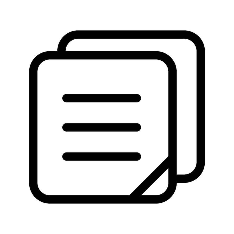 Sticky Notes Icon Symbol Design Illustration vector