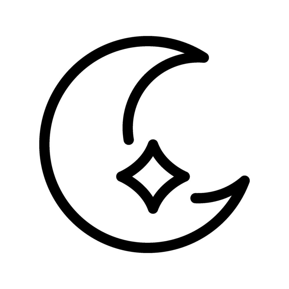 Moon Icon Symbol Design Illustration vector