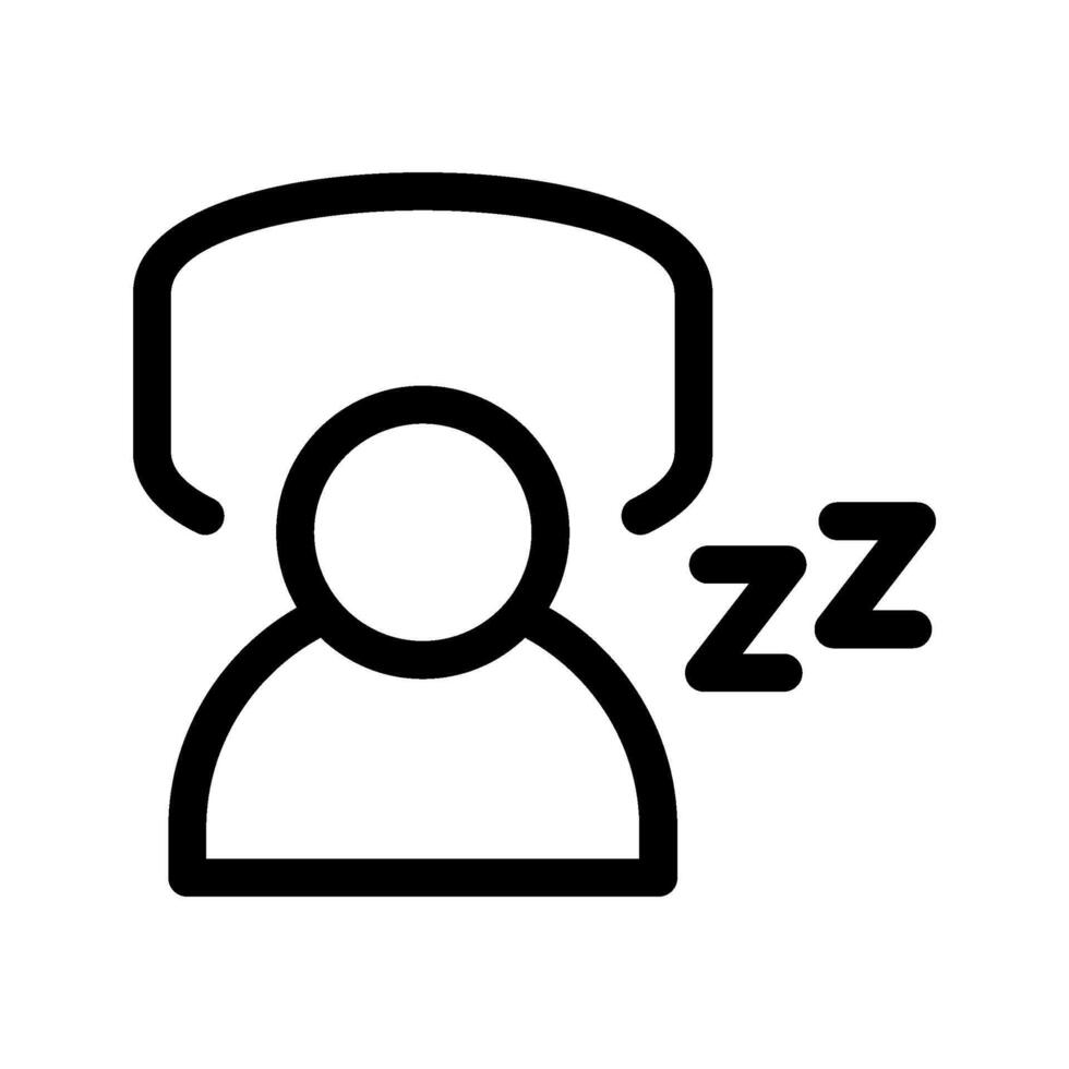Sleep Icon Symbol Design Illustration vector