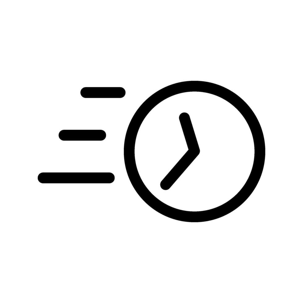 Fast Time Icon Symbol Design Illustration vector