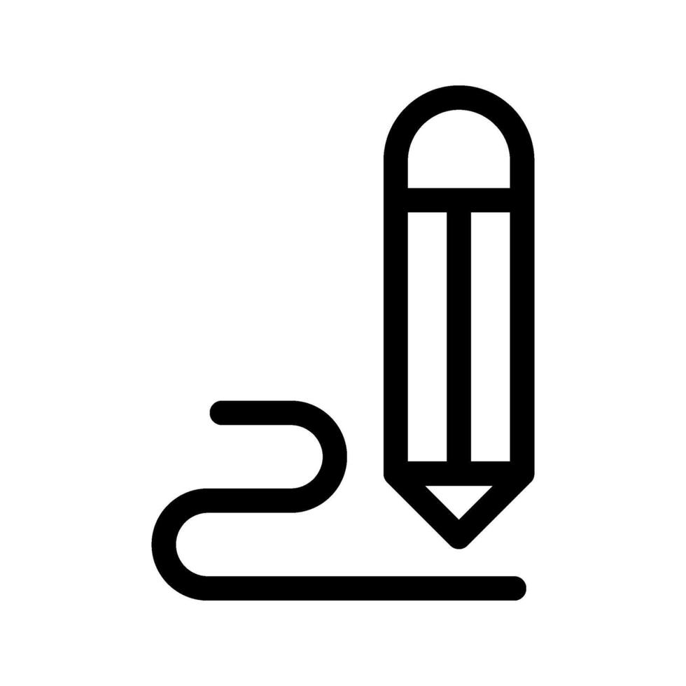 Draw Icon Symbol Design Illustration vector