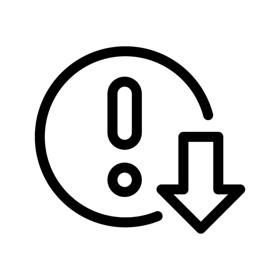 Low Priority Icon Symbol Design Illustration vector