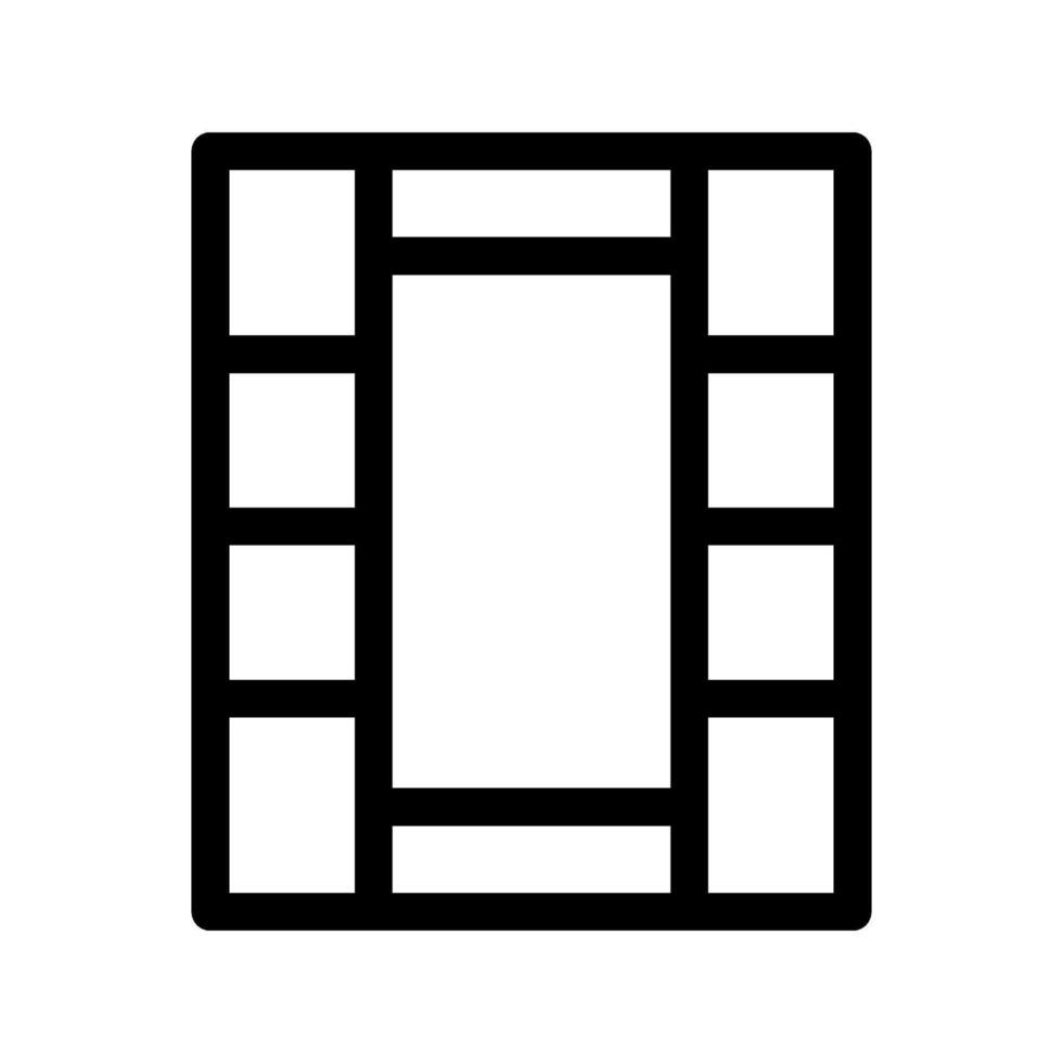 Camera Roll Icon Symbol Design Illustration vector