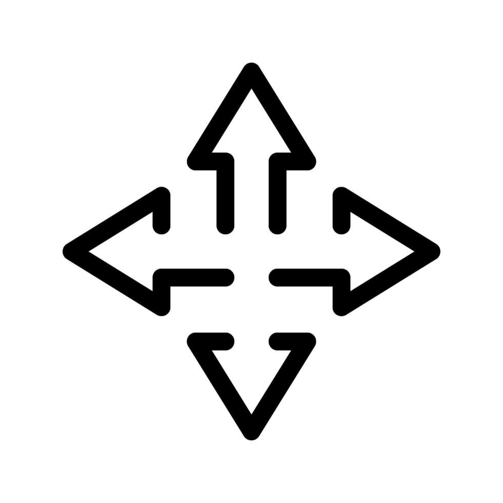 Move Icon Symbol Design Illustration vector