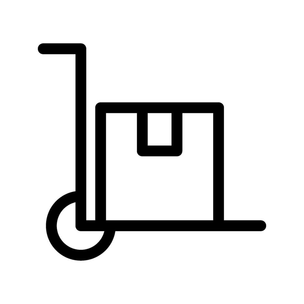 Trolley Icon Symbol Design Illustration vector