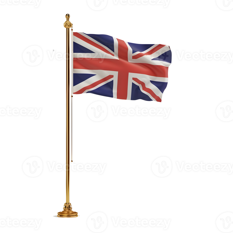 England flag isolated on transparent background png