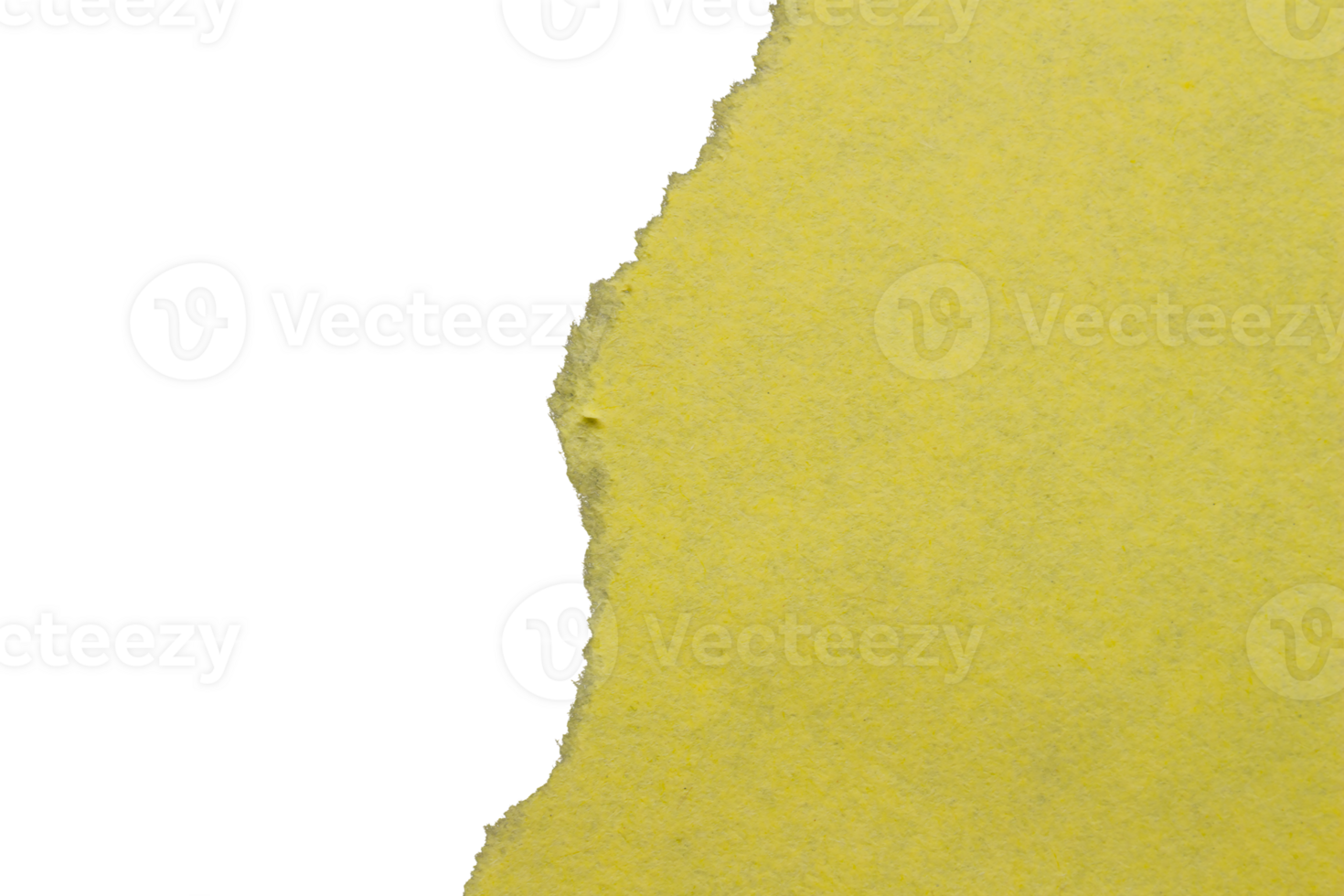 Ripped yellow paper cut out design element, torn edges png