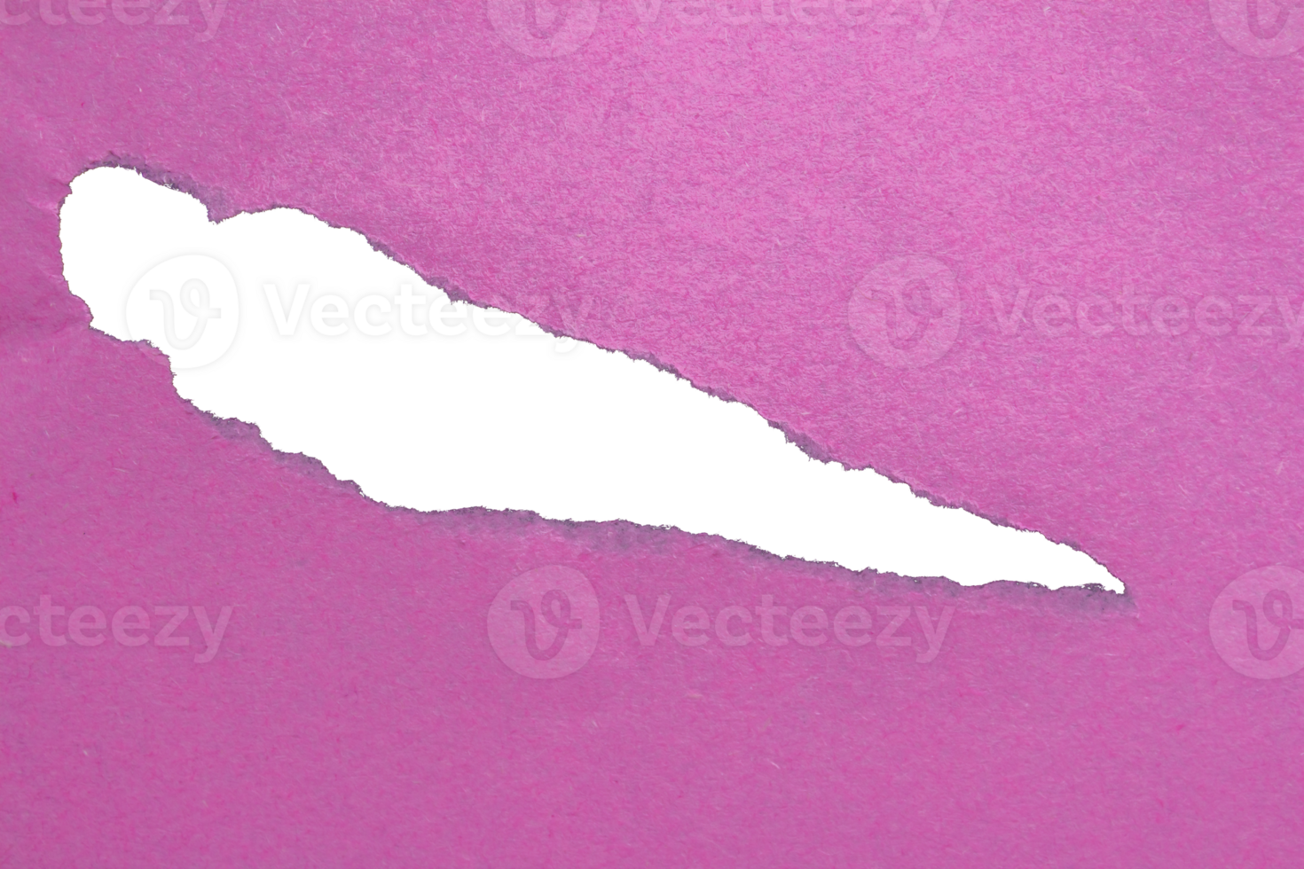 Ripped torn pink paper hole on transparent background, paper cut out design element, copy space png