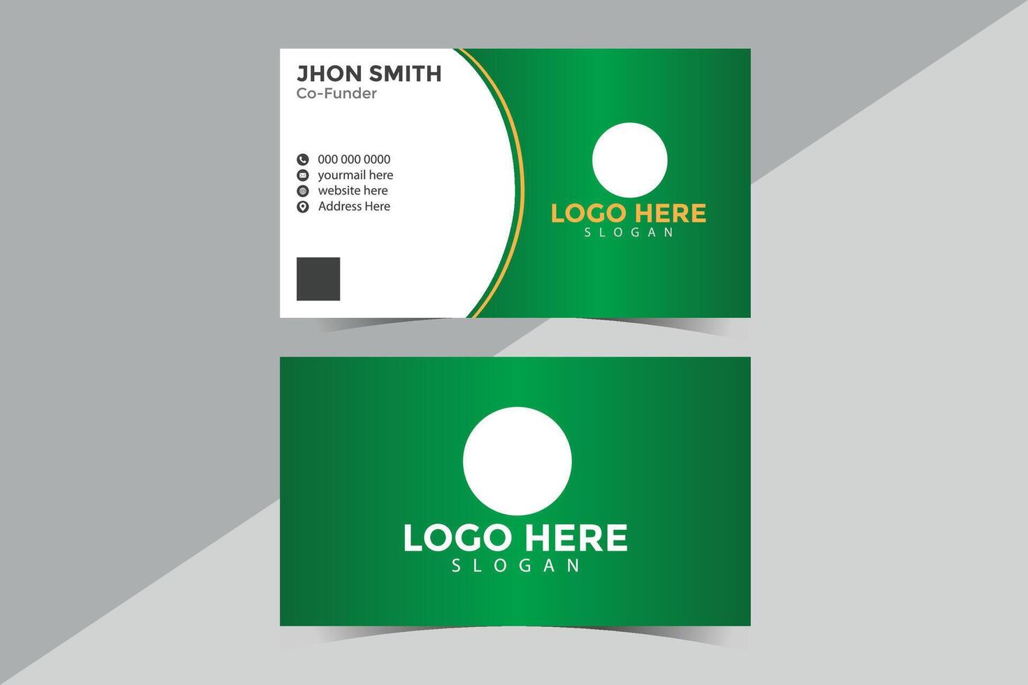Modern Business Card Design Template vector