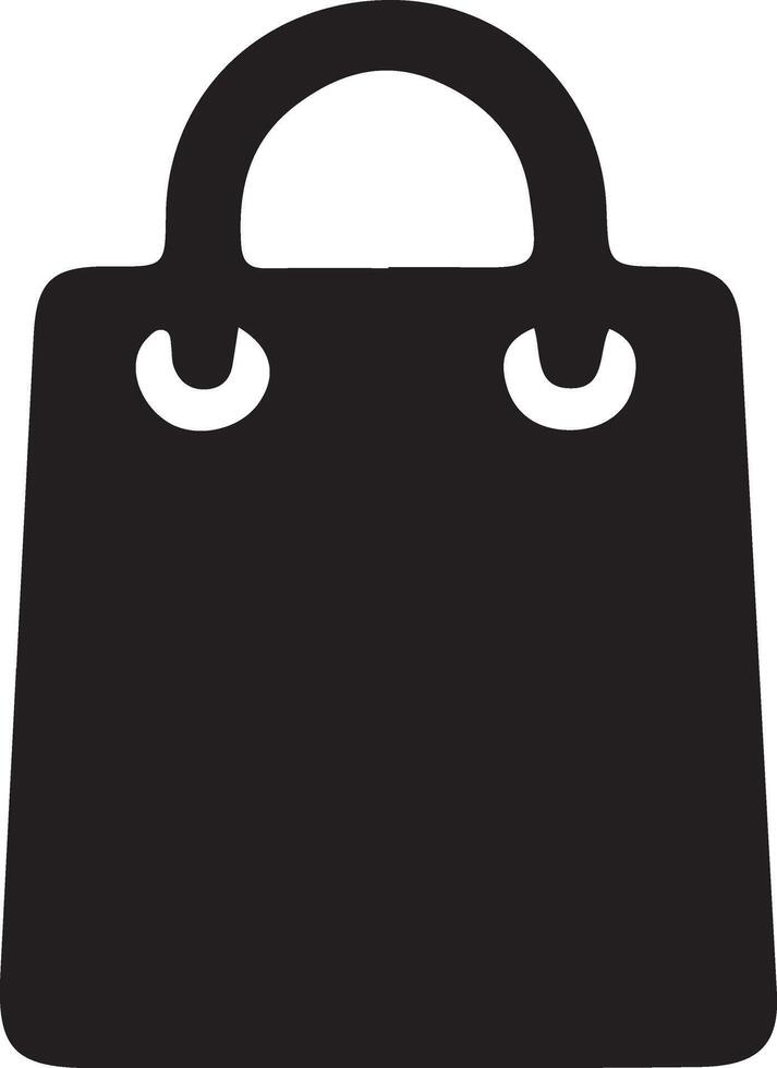 Shopping Bag Silhouette Images for Graphic Design vector