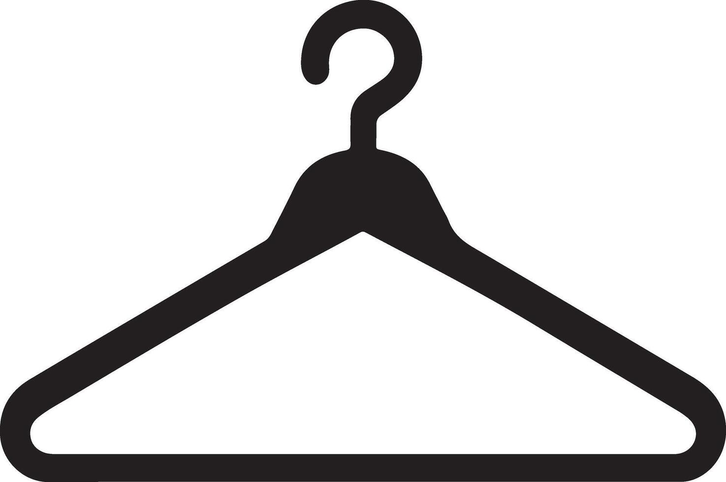 Hanger Silhouette And Image vector