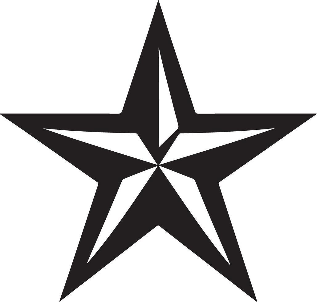 Free Star Silhouette Image for Designers vector