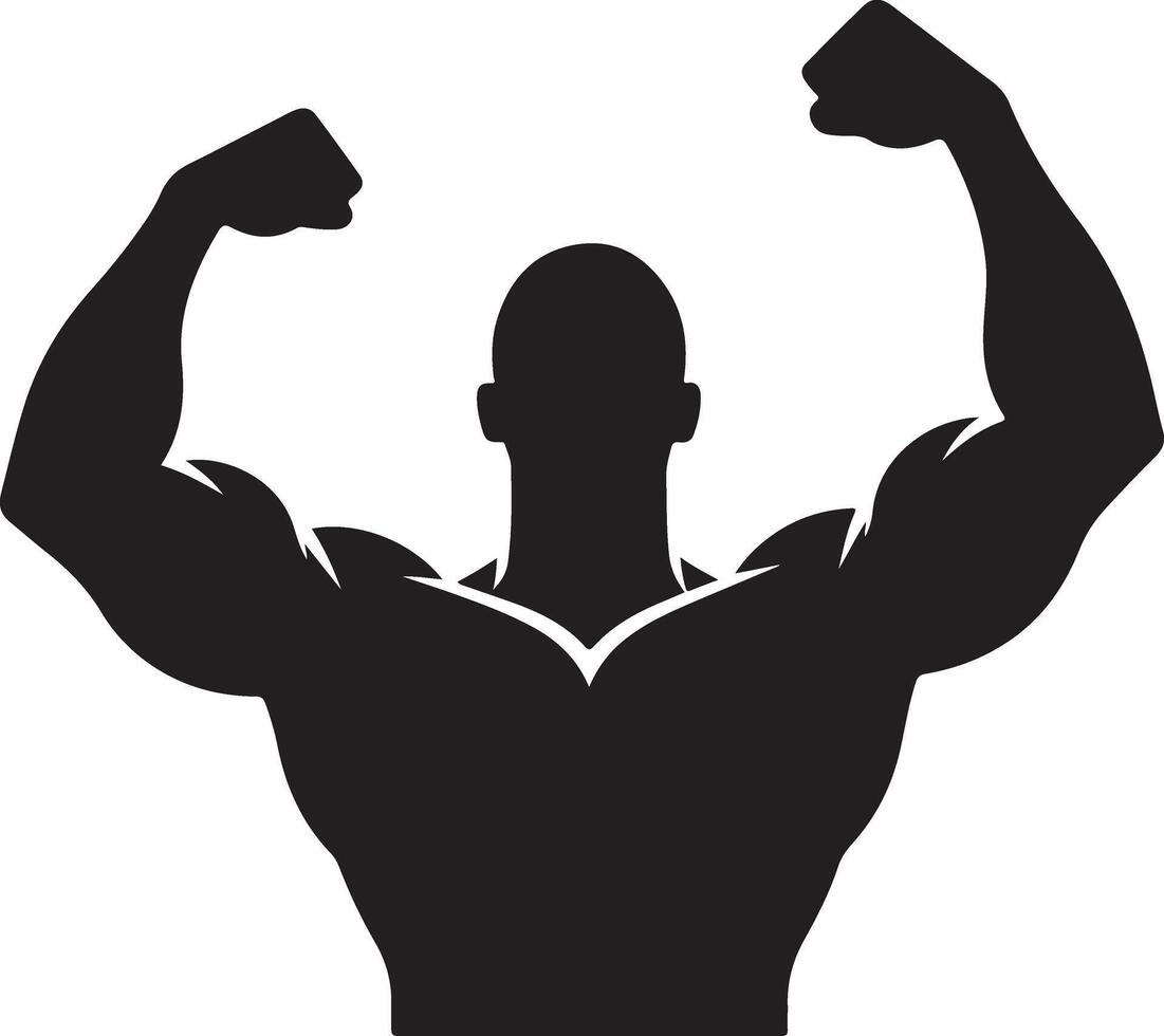 High Resolution Raised Fist Silhouette for Branding vector