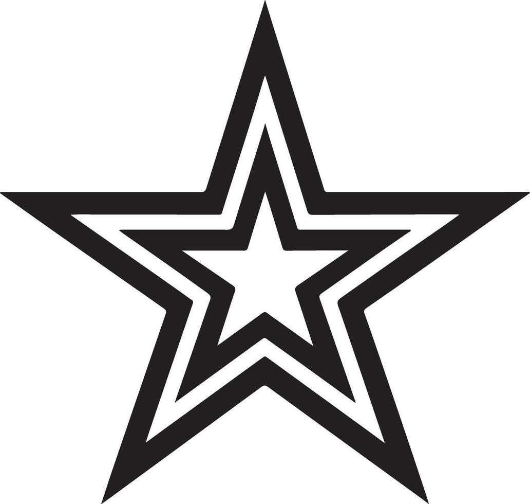 High Resolution Star Silhouette Image Files vector
