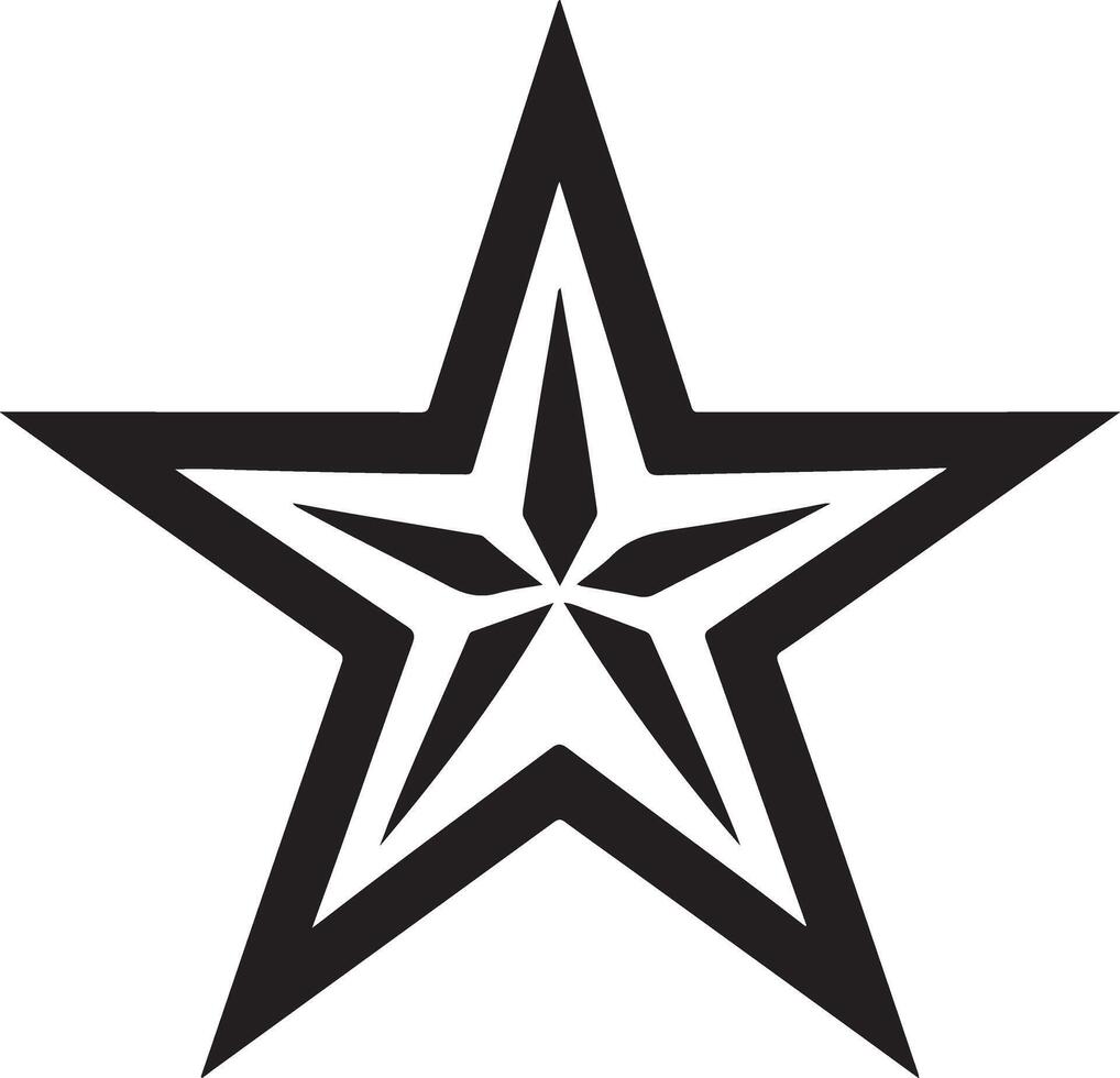 Simple Star Silhouette Image Download Online vector
